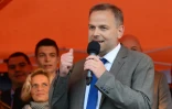 Leif-Erik Holm, chef de file du parti populiste AfD dans le Mecklembourg, le 4 septembre 2016 à Schwerin en Allemagne
