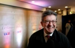 Le candidat de La France insoumise, Jean-Luc Melenchon, prêt à débattre avec ses adversaires à la présidentielle, le 20 mars 2017 à Aubervilliers