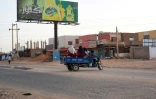 Une rue déserte à Omdourman, près de Khartoum, le 16 avril 2023