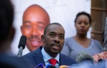 L'opposant et perdant de la présidentielle au Zimbabwe, Nelson Chamisa, Harare, 3 août 2018