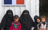 Des femmes et leurs enfants dans le camp de déplacés d'Al-Hol dans le nord-est de la Syrie, le 6 février 2019 