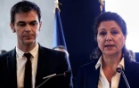 Passation de pouvoir entre Olivier Véran et  Agnès Buzyn le 17 février 2020