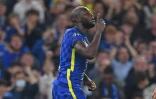 Romelu Lukaku unique buteur pour le match remporté par Chelsea contre le Zenit St-Pétersbourg à Stamford Bridge, le 14 septembre 2021