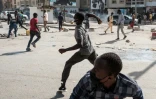 Heurts entre policiers et manifestants à Dakar, le 9 février 2024 au Sénégal