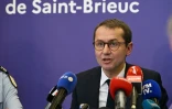 Le procureur de la République de Saint-Brieuc, Nicolas Heitz, lors d'un point presse sur la disparition de Morgane, à Saint-Brieux, le 2 décembre 2024