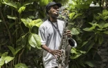 Wilfried Zinsou, tromboniste et saxophoniste du groupe Orchestra Baobab, à Dakar, le 29 septembre 2026 au Sénégal