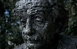 Une statue d'Albert Einstein à Washington, le 11 février 2016