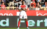 L'attaquant de Monaco Kylian Mbappé fête un but contre Toulouse, le 29 avril 2017 à Louis-II
