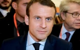 Emmanuel Macron en visite au Salon des Entrepreneurs le 2 février 2017 à Paris