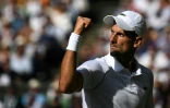 Novak Djokovic contre Cameron Norrie en demi-finale de Wimbledon, le 8 juillet 2022