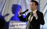 Florian Philippot en meeting le 9 décembre 2015 à Kintzheim