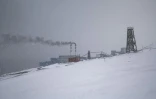 La centrale à charbon de Barentsburg, le 7 mai 2022 dans l'archipel du Svalbard, dans le nord de la Norvège