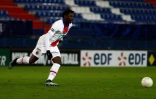 L'attaquant du PSG Moise Kean à Caen en Coupe de France, le 10 février 2021