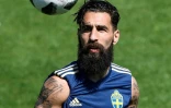 Le milieu de terrain suédois Jimmy Durmaz à l'entraînement le 20 juin 2018 à Gelendzhik