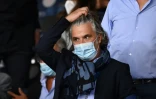 Le président de la Ligue de football professionnel Vincent Labrune lors du match entre le PSG et l'OM, au Parc des Princes à Paris le 13 septembre 2020.