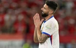 L'attaquant de la France Olivier Giroud lors du match de l'Euro-2024 contre l'Autriche, Ă DĂĽsseldorf, le 17 juin 2024