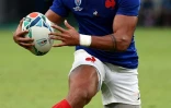Le centre du XV de France Gaël Fickou lors du match contre l'Argentine au Mondial, le 21 septembre 2019 à Tokyo