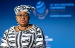 La directrice générale de l'Organisation mondiale du commerce (OMC), Ngozi Okonjo-Iweala, lors de la cérémonie d'ouverture de la 12e Conférence ministérielle, le 12 juin 2022 à Genève