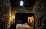 La chambre la plus demandée d'un hôtel aménagé dans une bâtisse médiévale à Obidos, au Portugal, le 9 février 2018
