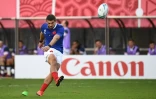 L'arrière du XV de France Thomas Ramos lors d'un match du Mondial-2019 contre les Etats-Unis, le 2 octobre 2019 à Fukuoka