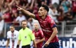Saîf-Eddine Khaoui auteur de l'unique but du match remporté par Clermont à domicile contre Nice, le 21 août 2022 