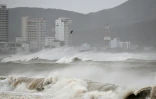 La plage de Quy Nhon au Vietnam lors du passage du typhon Kalmaegi, le 6 novembre 2025.