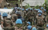 L'arrivée de la Monusco à Rugari, dans l'est de la RD Congo, le 28 janvier 2022