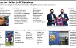 Chronologie représentant différentes difficultés rencontrées par le FC Barcelone depuis janvier 2020