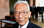 Le scientifique américano-japonais Syukuro Manabe le 21 mai 2018 à Lund, en Suède