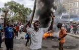 Des partisans de l'opposition manifestent à Nairobi, le 19 juillet 2023 au Kenya