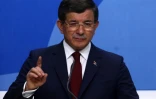 Le Premier ministre turc Ahmet Davutoglu lors d'une conférence de presse à Ankara, le 5 mai 2016