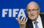 L'ex-patron de la Fifa Sepp Blatter en conférence de presse, le 20 juilet 2016 à Zurich