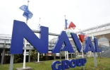 Le site de Naval Group le 8 mai 2022 à Cherbourg-en-Cotentin