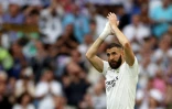 La star française Karim Benzema lors de son tout dernier match sous les couleurs du Real Madrid, le 4 juin 2023 à Madrid