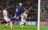 Le défenseur anglais Harry Maguire ouvre le score pour les Three Lions et lance le festival offensif contre l'Albanie à Wembley, le 12 novembre 2021 