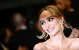 L'actrice franco-américaine Lily-Rose Depp avant la projection de la série "The Idol", le 22 mai 2023 au 76e Festival de Cannes