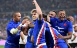 Le XV de France vainqueur des All Blacks, dans le sillage de son noyau dur, à Saint-Denis, le 20 novembre 2021