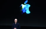 Le PDG d'Apple Tim Cook le 27 octobre 2016, lors d'un lancement de produit au siège d'Apple à Cupertino, en Californie