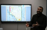 Imran Chaudhary, promoteur immobilier, à la tête d'un projet immobilier pour la communauté musulmane, lors d'une interview à Plano, le 11 avril 2025 au Texas