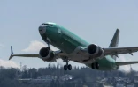 Un Boeing 737 MAX 8 décolle de l'aéroport de Renton, où se trouve l'usine Boeing, le 22 mars 2019