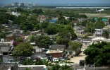 Vue sur le quartier de San Francisco à Carthagène, en Colombie, le 23 août 2017