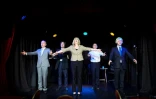 Des acteurs lors de la répétition de la comédie musicale "Brexit: The Musical" à Londres, le 16 novembre 2016