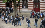 Rentrée scolaire dans un lycée le 4 septembre 2012 à Nantes 