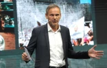 Oliver Blume, président du directoire de Porsche, lors du salon de l'Automobile à Francfort, le 10 septembre 2019
