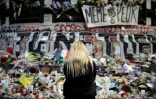 Hommages aux victimes des attentats du 13 novembre, Place de la République à Paris, le 17 novembre 2015  
