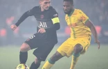 Le capitaine et milieu de terrain du Paris Saint-Germain, Marco Verratti lors de la 14e journée de Ligue 1 contre Nantes, le 20 novembre 2021 au Parc des Princes