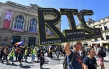 Manifestant en faveur du "RIC" (référendum d'initiative citoyenne), le 7 septembre 2019 à Montpellier, dans l'Hérault