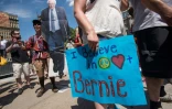 Des partisans de Bernie Sanders manifestent le 24 juillet 2016 à Philadelphie