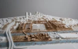 Maquette d'une vue générale du village olympique aux JO de Paris-2024, le 4 mars 2019 à Paris 