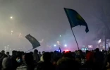 Manifestation anti-gouvernementale à Almaty le 4 janvier 2022